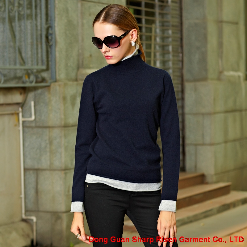 Two Colours Cashmere Sweater Y011