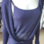 Fake Two Piece Sexy Pullover 161211