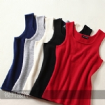 Womens Cashmere Sweater Vest Y161