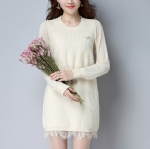 Round Neck Lace Dress 1706058