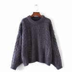 Loose knit Beaded Pullover 1706085