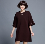 Comfortable loose dress 1706090