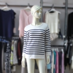 45%Cotton 55%Acrylic Stripe Pullover 170328