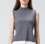 Turtleneck Knitted vest 1706135