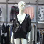 Ladies Sexy Top Sequins Sweater 1704056