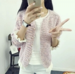 Thermal knitted cardigan 1706168