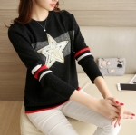 Star pattern knitted sweater 1706170