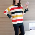 Autumn color stripes pullovers 1706224