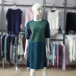 1/2 Sleeve Colour Block Sweater Dress 170337
