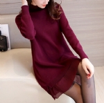 Lace knitted sweater dress 1706232