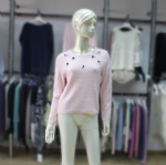 Pink Knit Pullover Sweater Front Ornament 170388