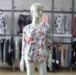Women Casual Sweater In Floral Print RT027