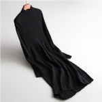 long Knitted wool dress 1706257