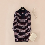 Long striped pullovers 1706307