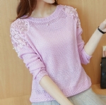 Spring loose women's sweater 1708005
