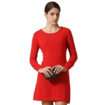 Womens Cashmere Sweater Dress Y015