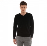 Basic V Neck Cashmere Sweater For Men Y004