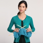 Round Neck Hollow Out  Cardigan S329