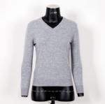 Basic V Neck Cashmere Sweater C601